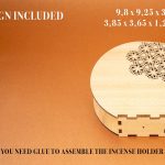 Incense Holder Deco Drop Vector File for Laser Cutter. Discount - Image 3