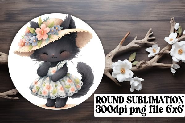 Cheerful Cat Car Coasters for Sublimation Crafting For Sale