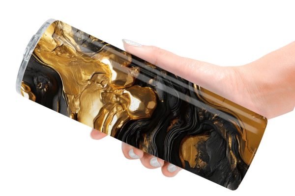 Mug Wrap Abstract Gold Lava Online Sale - Image 2