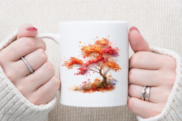 Autumn Maple Tree Sublimation Clipart Online Sale - Image 5