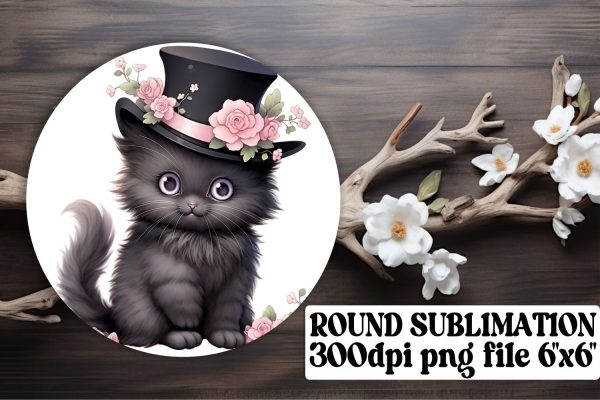 Adorable Round Cat Decorations for Crafting Fun Fashion