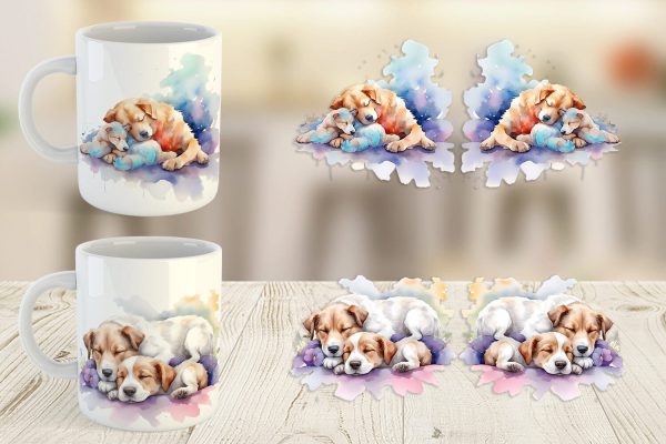 Mug Wrap Mother Day Dog Sleeping Hot on Sale - Image 3