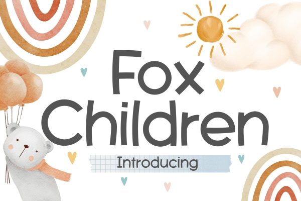 Fox Children Font Fashion