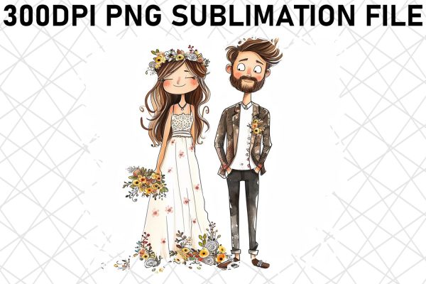 Whimsical Vows: Marriage PNG Collection Cheap