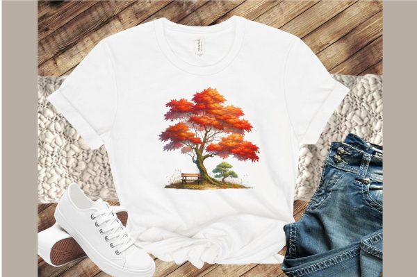 Autumn Maple Tree Sublimation Clipart Online Sale - Image 4