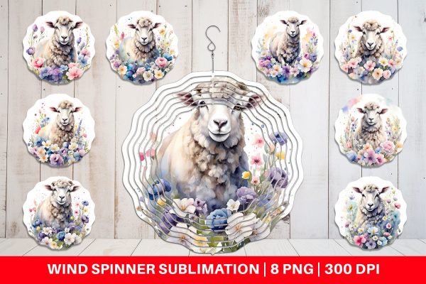 Wind Spinner Sheep Easter Sale