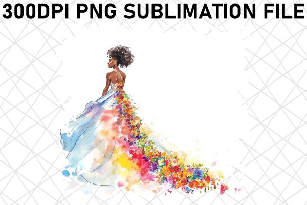 Lovely Union: Watercolor Marriage Sublimation Online
