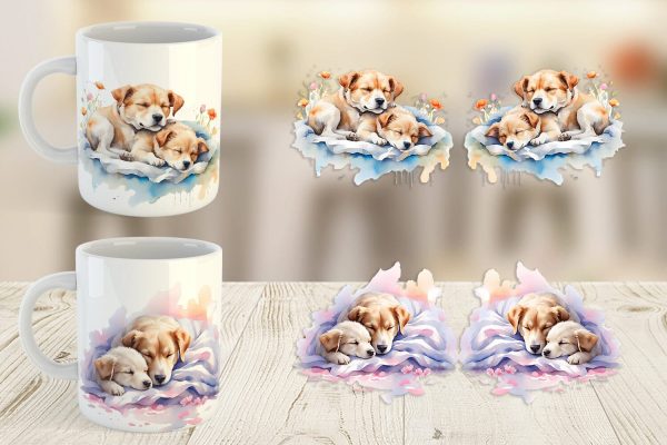 Mug Wrap Mother Day Dog Sleeping Hot on Sale - Image 4