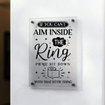 If You Can t Aim Inside the Ring, Funny Bathroom SVG Online now - Image 3
