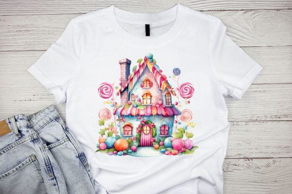 Watercolor Candy House  Sublimation Bundle Online Hot Sale - Image 2