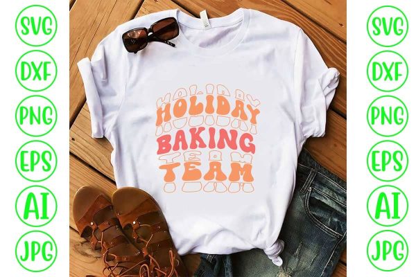 Holiday Baking Team Retro Svg Design Discount