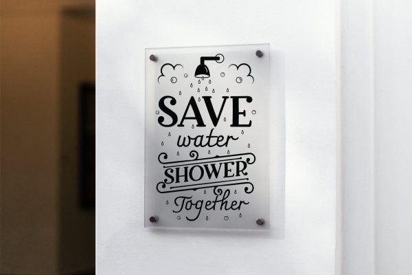 Save Water Shower Together, Funny Bathroom SVG Supply - Image 3