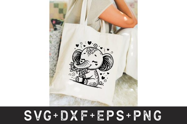 Elephant SVG Bundle Cheap - Image 5