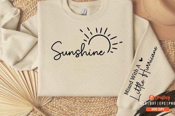 Sunshine Sleeve SVG Design For Cheap