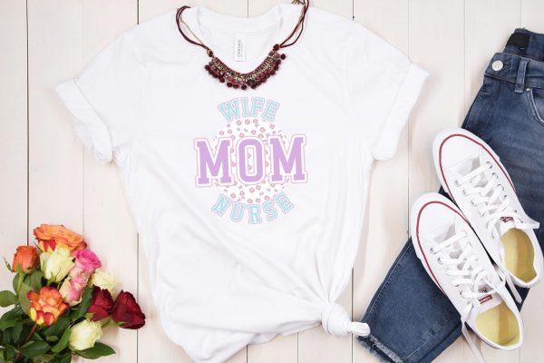 Retro Wife Mom Nurse Sublimation Online Sale - Image 2