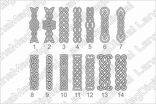 14 Celtic bookmarks svg Celtic knot svg Bookmarks bundle Online now - Image 2