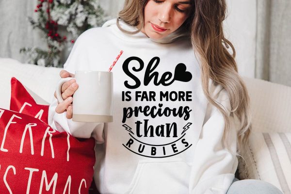 She is far more precious than rubies-01 Online Sale - Image 3