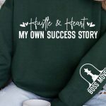 Hustle & heart my own success story Sleeve SVG Design Online Hot Sale - Image 3