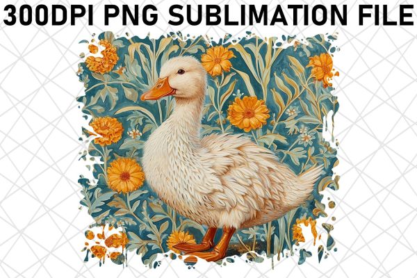 Floral Farm Animal Sublimation Design Cheap