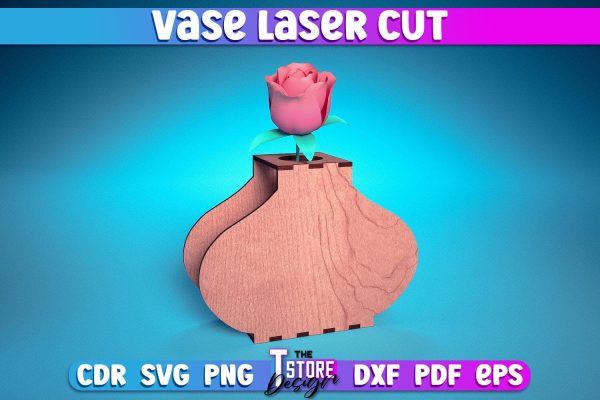 Vase Laser Cut Design | Flower Vase Design Laser Cut Design | CNC Files Hot on Sale - Image 4