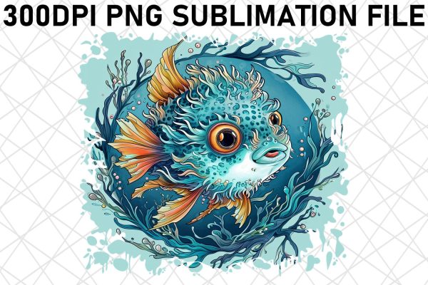 Magnificent Sublimation Ocean Fish Art Collection Sale