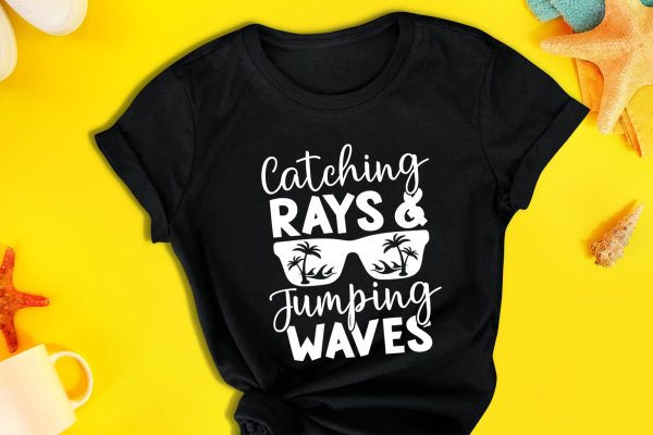 Catching Rays & Jumping Waves, Summer SVG Supply - Image 3