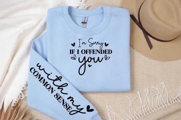 I m sorry if i offended you Sleeve SVG Design Sale - Image 2