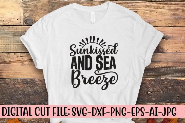 Sunkissed and Sea Breeze SVG Cut File Online