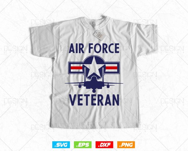 Air Force Veteran Vintage Roundel and F15 Jet Svg Png, Military Svg, Airplane Svg, Air Force 1, Svg Files for Cricut, Instant download Hot on Sale - Image 2