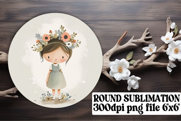 Boho Kids Round Keychains: Whimsical Wonders on Sale
