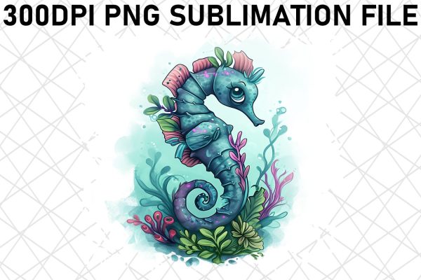 Playful Watercolor Sea Creatures PNG Clipart Collection: Infuse Fun into Your Projects For Cheap