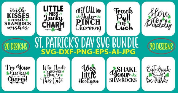 St. Paticks Day SVG Bundle Supply