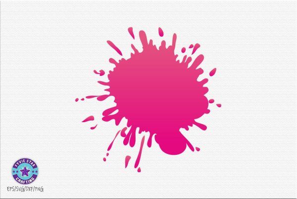 Paint Splatter SVG PNG Hot on Sale