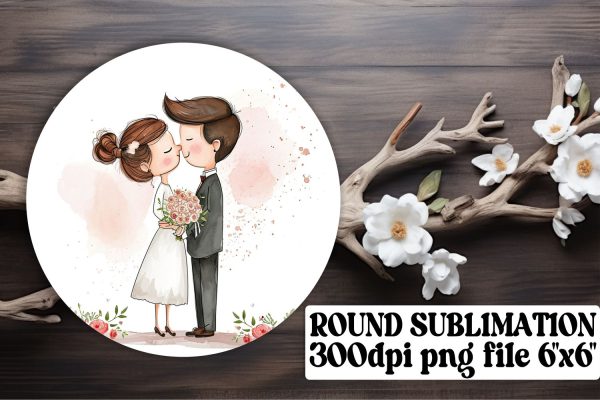 Enchanting Bride & Groom Circle Designs For Cheap