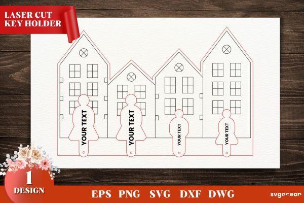 Family Key Holders Laser Cut Files For Cheap - Image 2