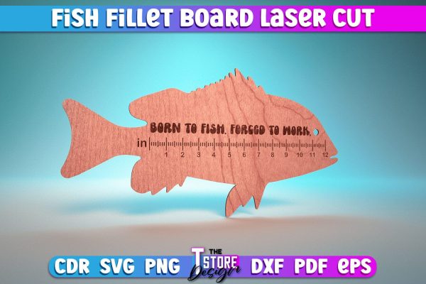 Fish Fillet Board Laser Cut | Funny Dad Laser Cut Design | CNC Files Online Sale - Image 5