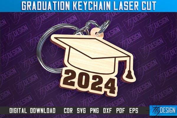 Graduation Keychain Laser Cut | School Quotes | CNC File Online Hot Sale