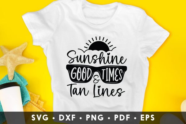 Sunshine Good Times & Tan Lines, Summer SVG Sale