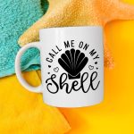 Call Me on My Shell - Summer SVG Cut File Supply - Image 2