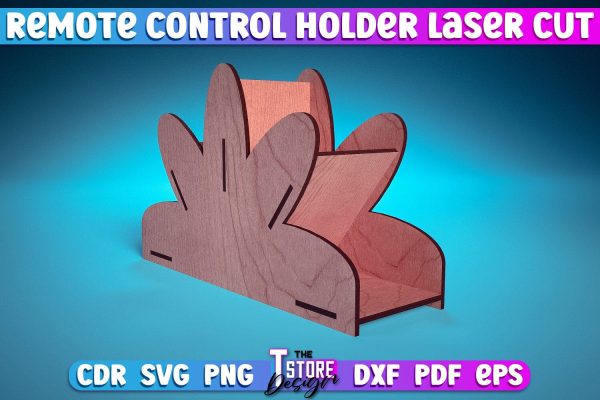 Remote Control Holder Laser Cut | Home Design Laser Cut Design | CNC Files For Discount
