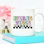 Retro Nurse Vibes PNG Sublimation Online - Image 4