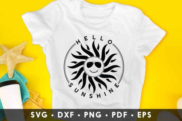 Hello Sunshine - Summer SVG File For Cheap
