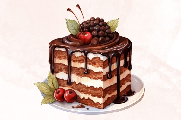 Watercolor Chocolate Clipart Sublimation Bundle Online now - Image 2