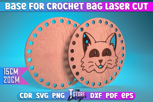 Base for Crochet Bag Laser Cut | Accessories Laser Cut Design | CNC Files For Sale - Image 5
