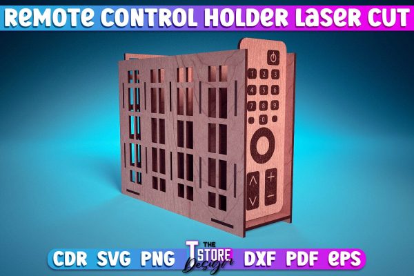 Remote Control Holder Laser Cut | Home Design Laser Cut Design | CNC Files Online Hot Sale