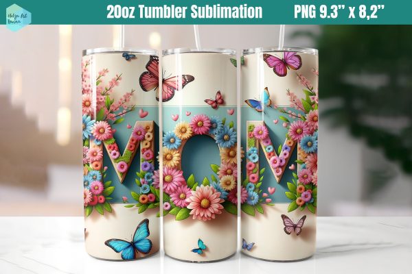 20 OZ Tumbler Sublimation Mom Discount