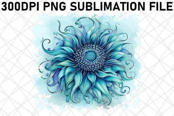 Beautiful Sea Creature Watercolor Art for Sublimation Crafting Online now