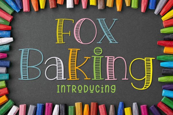 Fox Baking Font Hot on Sale