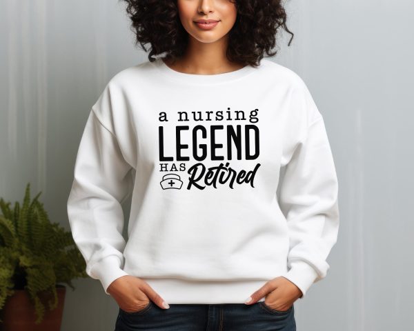 A Nursing Legend Has Retired Svg, Retired Nurse svg, Retired Nurse gift, RN Svg, Retired Nurse Shirt, Nurse Christmas Svg, Nursing Svg Fashion