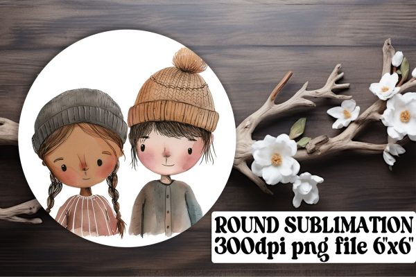 Boho Kids Circle Keychain: Whimsy on-the-Go Online now